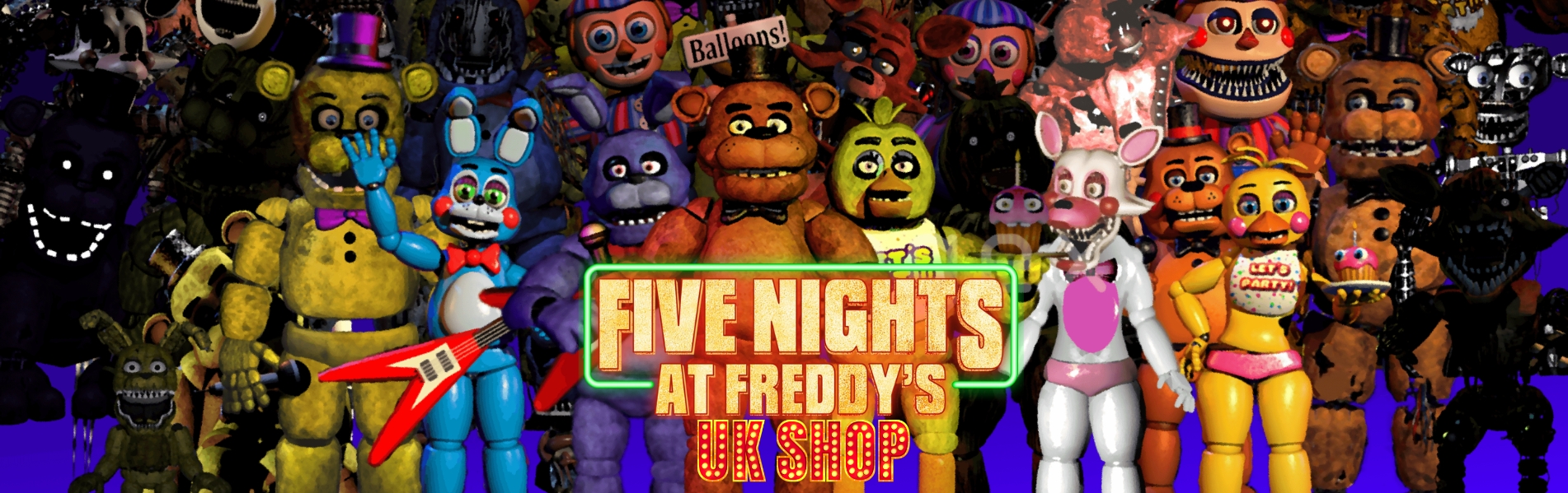 Five Nights at Freddys UK Shop Banner - FNaF UK Shop