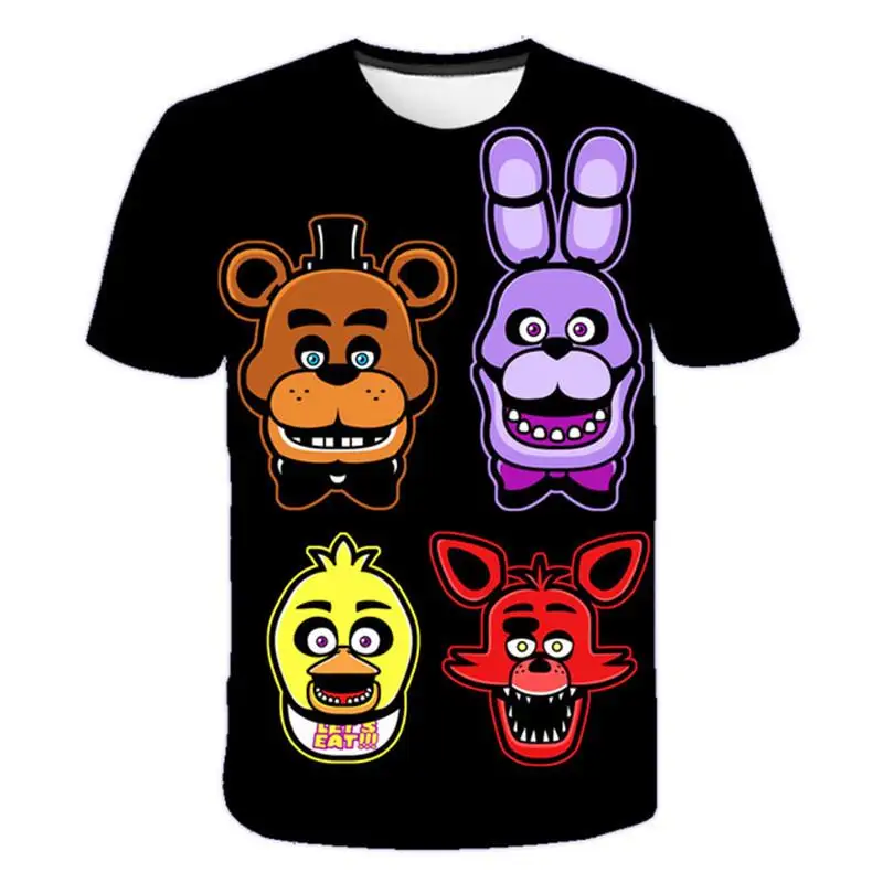 Five Night Freddy HD Printing 3D T-shirt