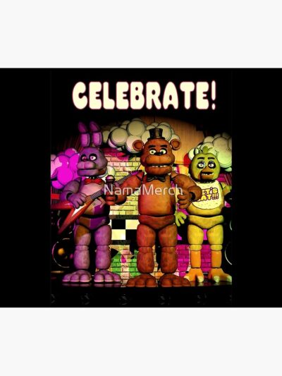 Alternative view of 8K Fnaf Celebrate Tapestry
