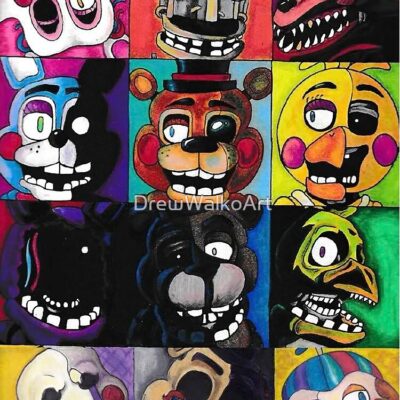 Alternative view of Five Nights At Freddy S 2 Art Tote Bag