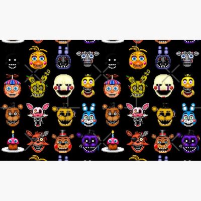 Alternative view of Five Nights At Freddy S Pixel Art Multiple Characters Mug