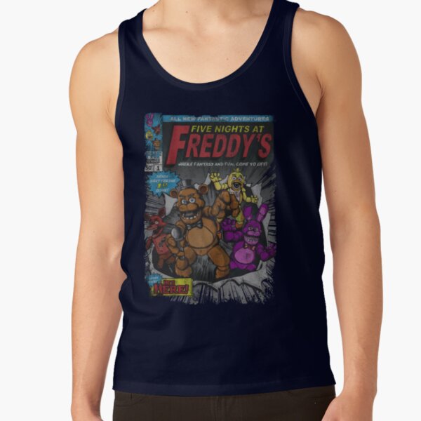 Five Nights At Freddys Comic Tank Top - Image 6