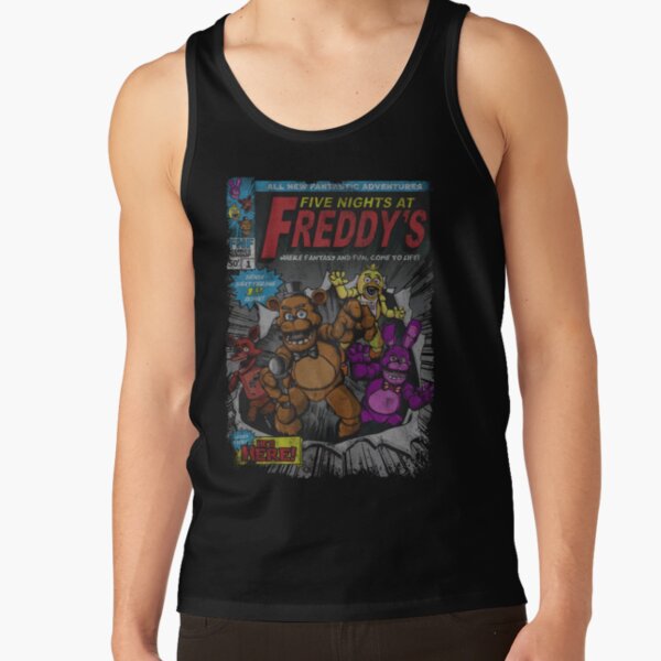 Five Nights At Freddys Comic Tank Top