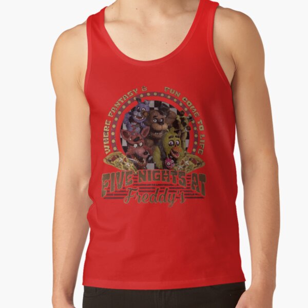 Five Nights At Freddys Halloween Tank Top - Image 5