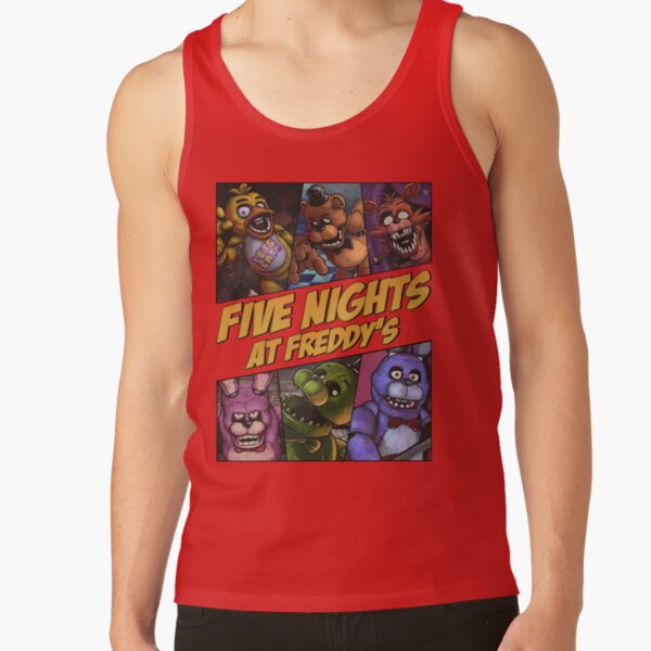 Halloween Five Nights At Freddys Tank Top - Image 5