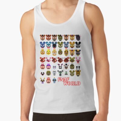 Alternative view of Fnaf World Tank Top
