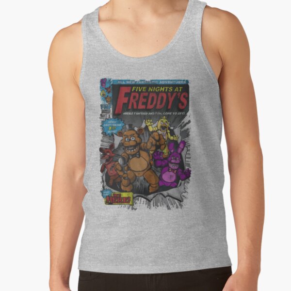 Five Nights At Freddys Comic Tank Top - Image 4