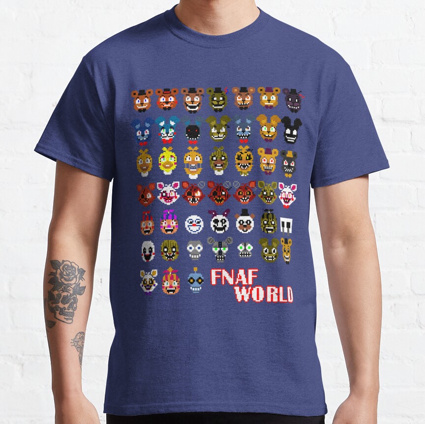 Fnaf World T-shirt - Image 5