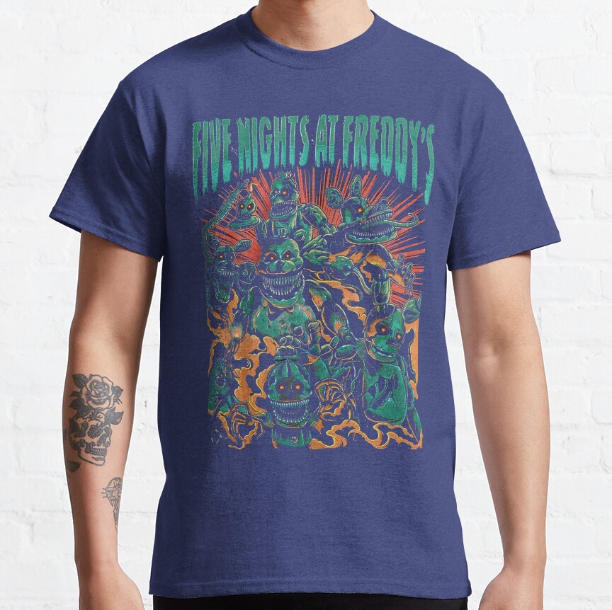 Five At Night Freddys Movie T-shirt - Image 5