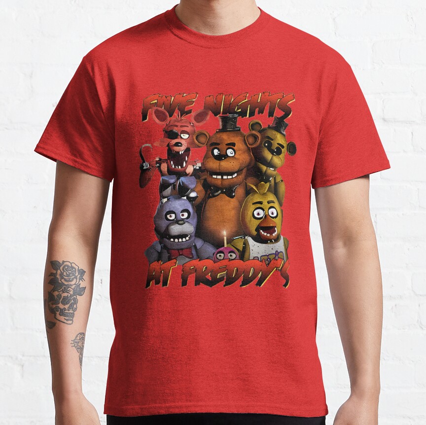 Five Nights At Freddy T-shirt - Image 6