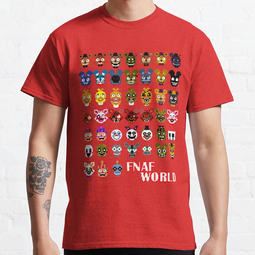 Fnaf World T-shirt - Image 6