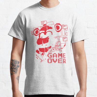 Alternative view of Five Nights At Freddy_s Pizzeria Game Over T-shirt