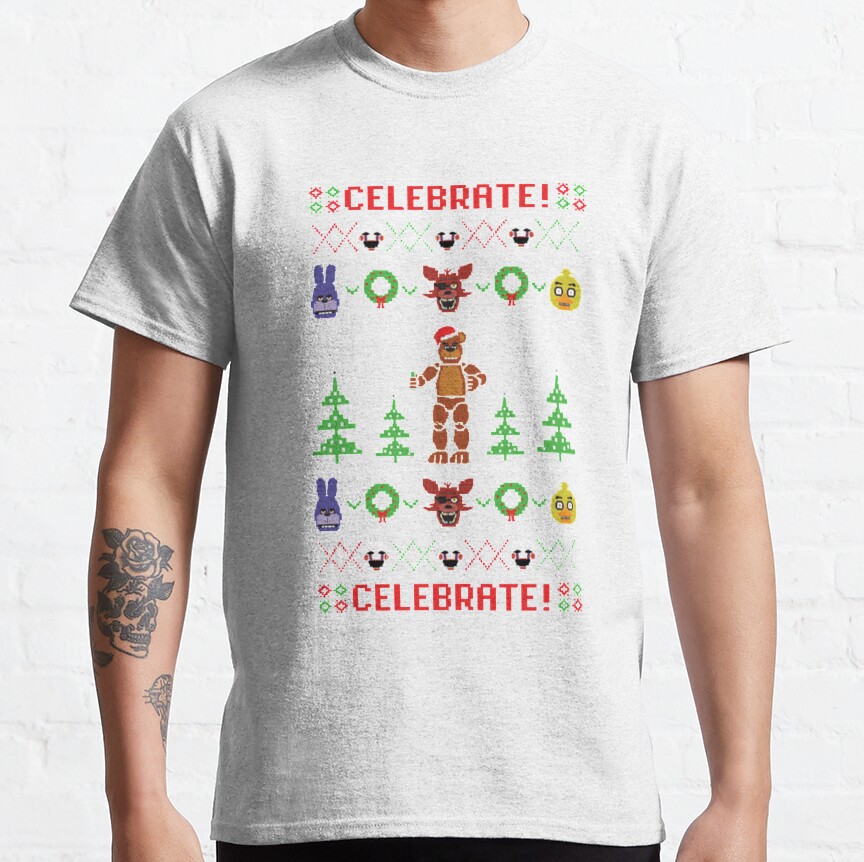 Five Nights At Freddy S Ugly Sweater T-shirt - Image 2