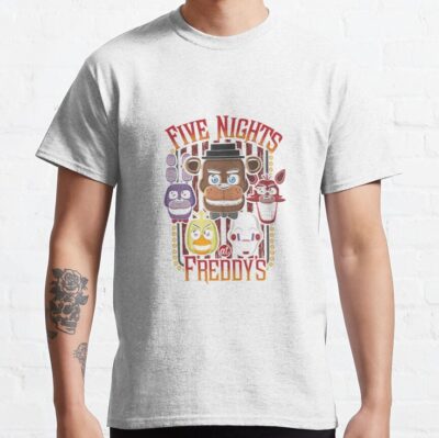 Alternative view of Five Nights At Freddyandx27 S Pizzeria Multi Character Essential T Shirt T-shirt