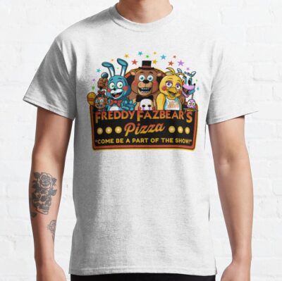 Alternative view of Freddy Fazbear S Pizzeria Logo Classic T Shirt T-shirt