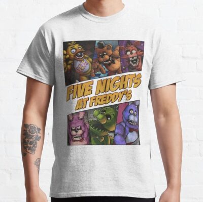 Alternative view of Halloween Five Nights At Freddys T-shirt