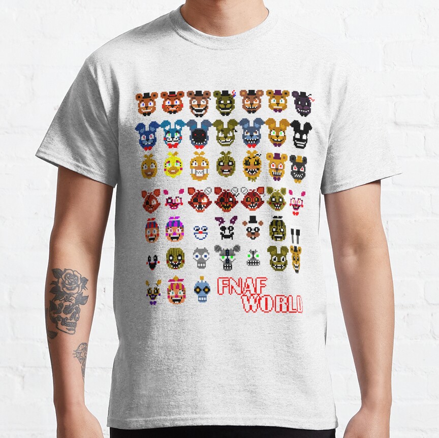 Fnaf World T-shirt - Image 2
