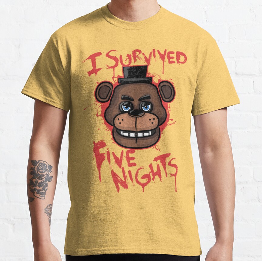 I Survived Five Nights T-shirt - Image 7