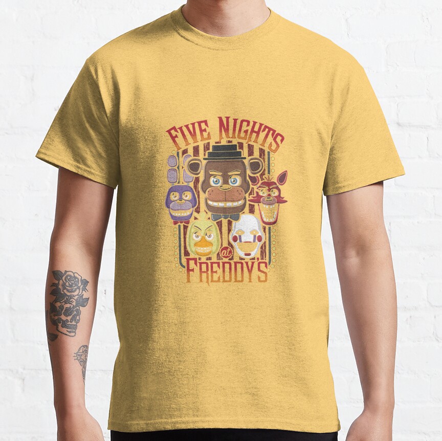 Five Nights At Freddyandx27 S Pizzeria Multi Character Essential T Shirt T-shirt - Image 7