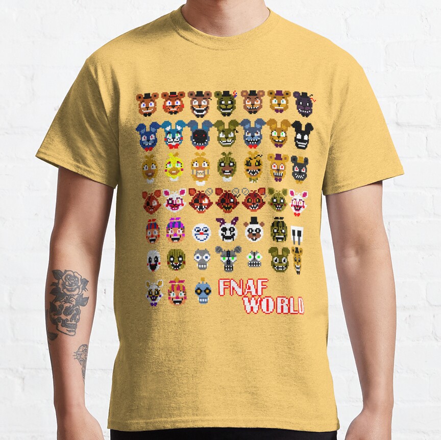 Fnaf World T-shirt - Image 7
