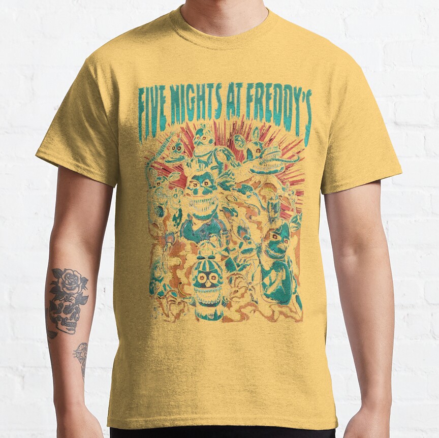 Five At Night Freddys Movie T-shirt - Image 7