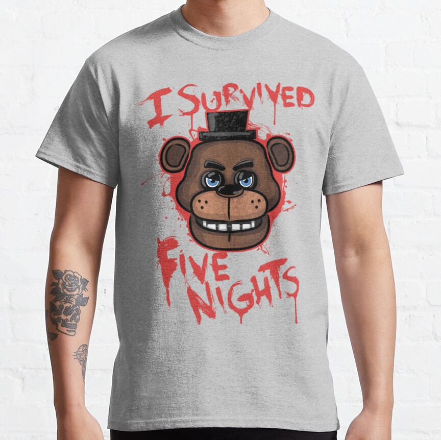 I Survived Five Nights T-shirt - Image 4