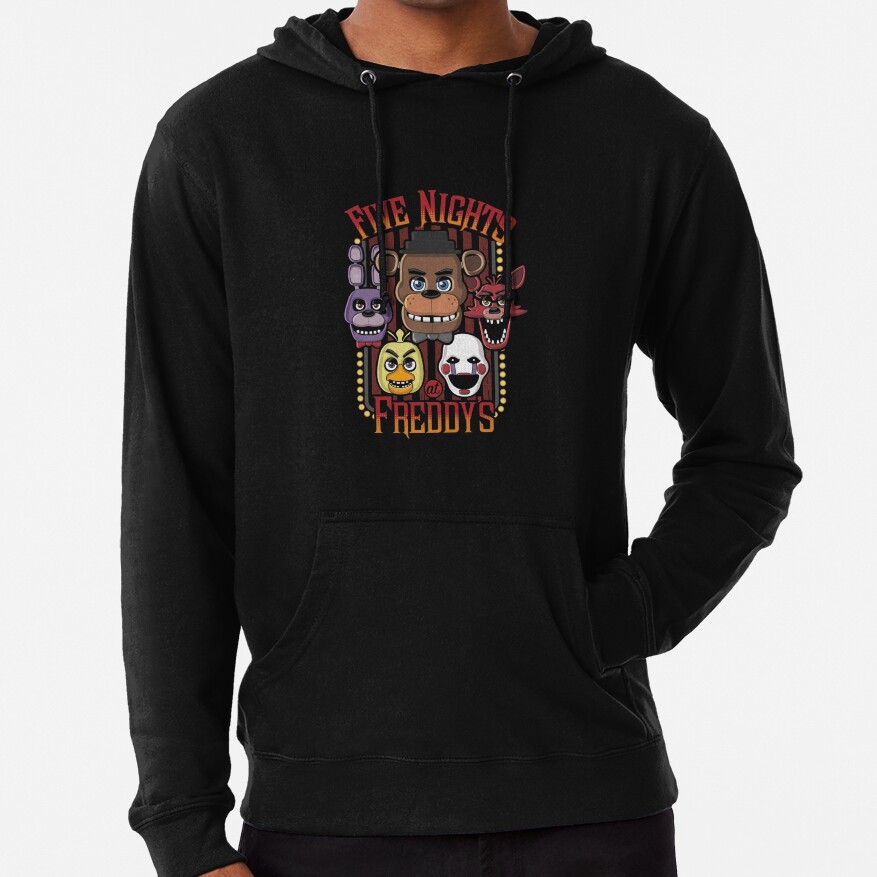 Five Nights At Freddyandx27 S Pizzeria Multi Character Essential T Shirt Hoodie - Image 4
