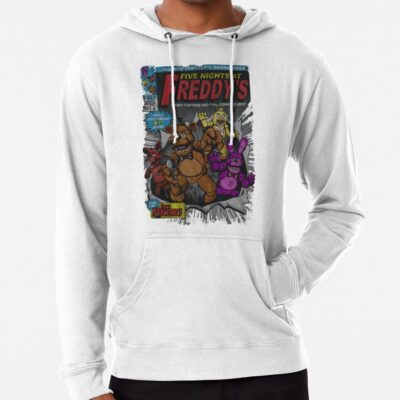Alternative view of Five Nights At Freddys Comic Hoodie