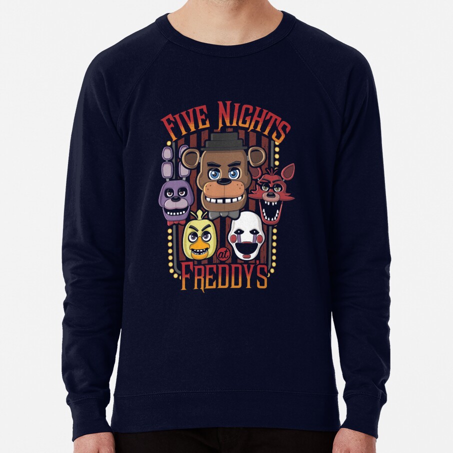 Five Nights At Freddy_s Pizzeria Multi Character Sweatshirt - Image 6