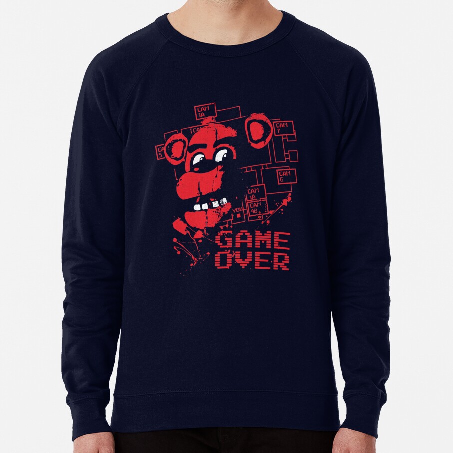 Five Nights At Freddy_s Pizzeria Game Over Sweatshirt - Image 6