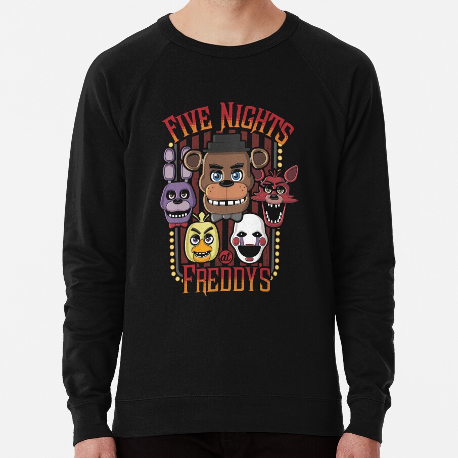 Five Nights At Freddy_s Pizzeria Multi Character Sweatshirt