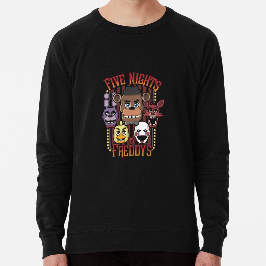 Five Nights At Freddyandx27 S Pizzeria Multi Character Essential T Shirt Sweatshirt - Image 4