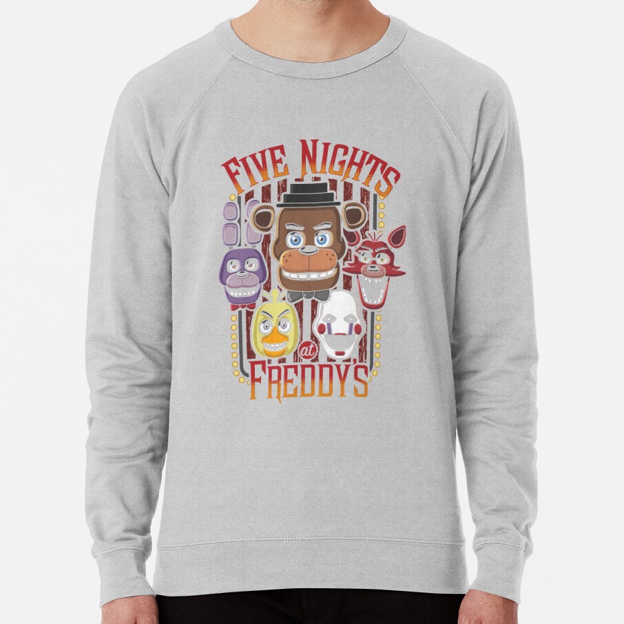 Five Nights At Freddy_s Pizzeria Multi Character Sweatshirt - Image 5
