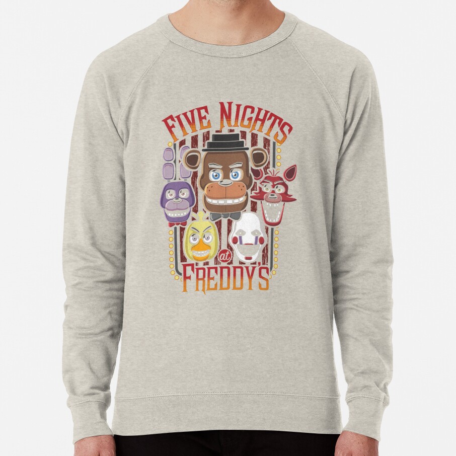 Five Nights At Freddy_s Pizzeria Multi Character Sweatshirt - Image 4