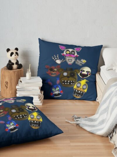 Alternative view of Five Nights Throw Pillow