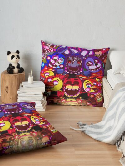 Alternative view of Five Nights At Freddys Throw Pillow