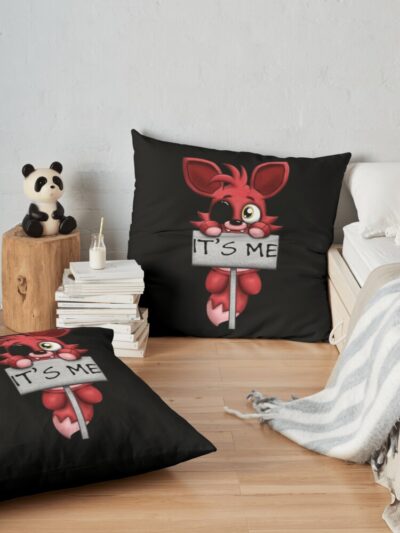 Alternative view of Fnaf Five Nights At Freddys Foxy Fox Throw Pillow