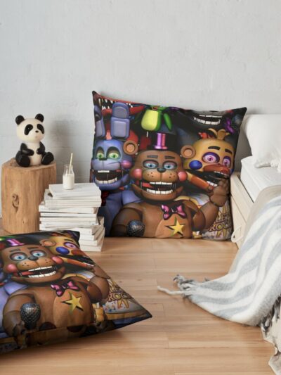 Alternative view of Fnaf Security Breach Throw Pillow