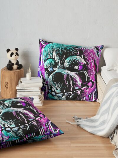 Alternative view of Fnaf Springtrap Pop Throw Pillow