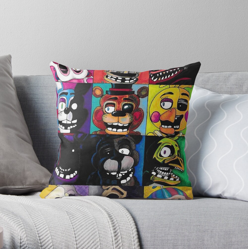 Five Nights At Freddy S 2 Art Throw Pillow