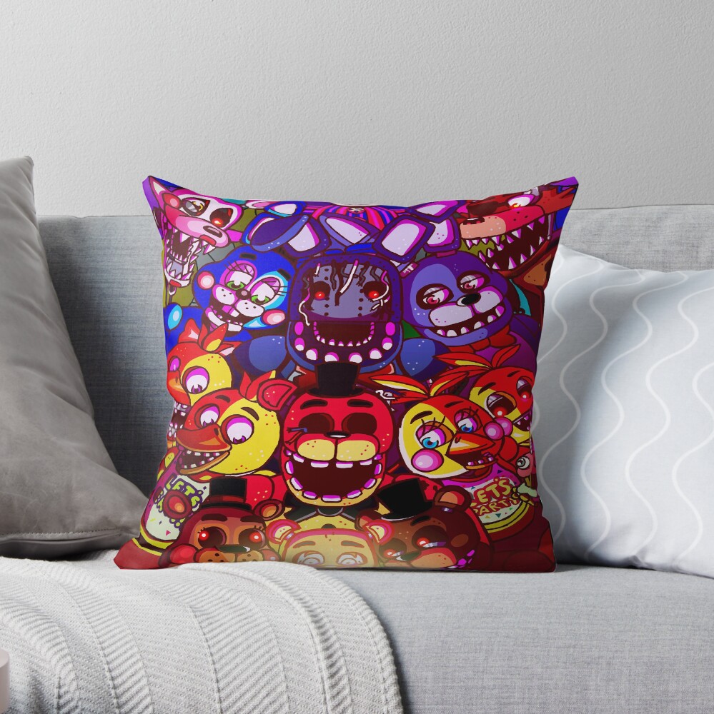 Five Nights At Freddys Throw Pillow
