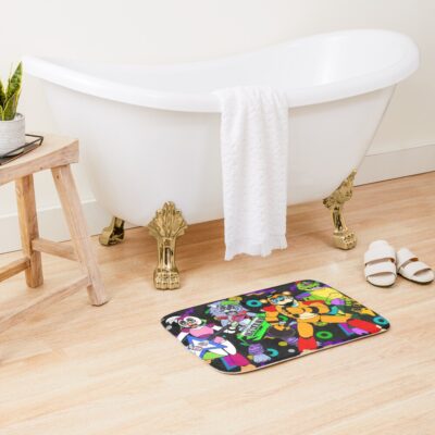 Alternative view of Freddy Fazbear Pizzaplex Performers Bath Mat