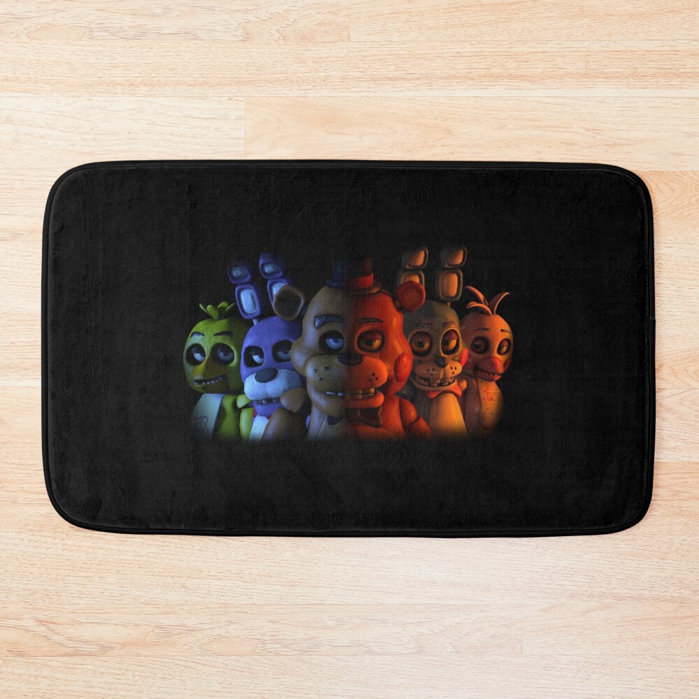 Fnaf Security Breach Fnaf Freddy Bath Mat