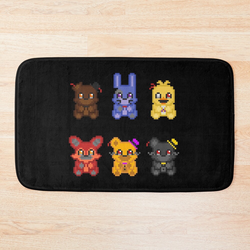 Fnaf 4 Pack Bath Mat