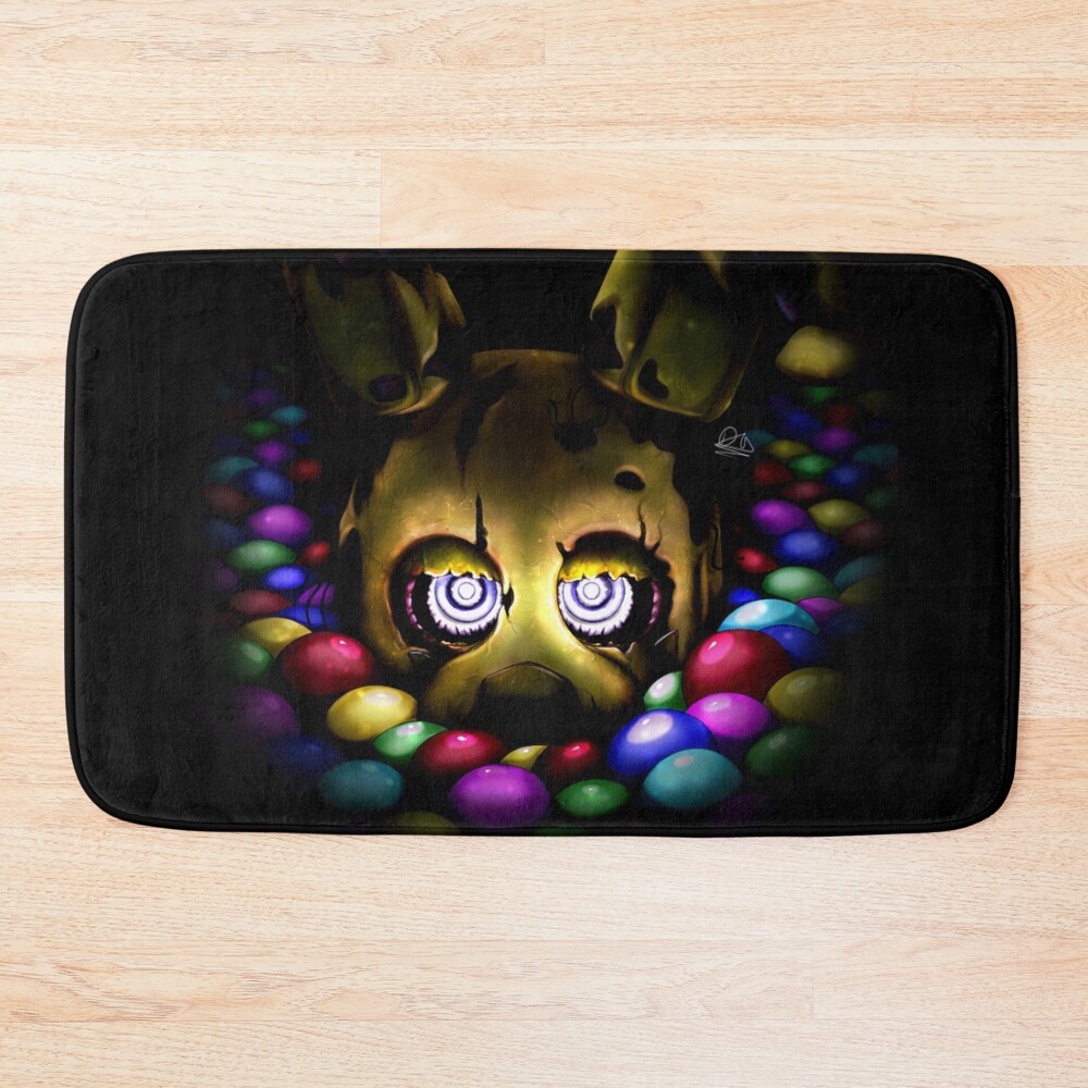 Springtrap Into The Pit V3 Bath Mat