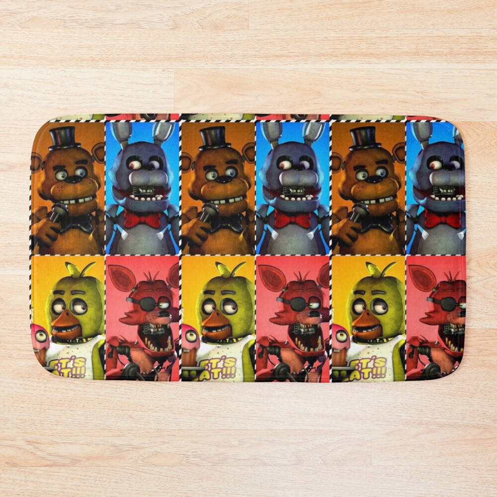 Fnaf Security Breach Bath Mat