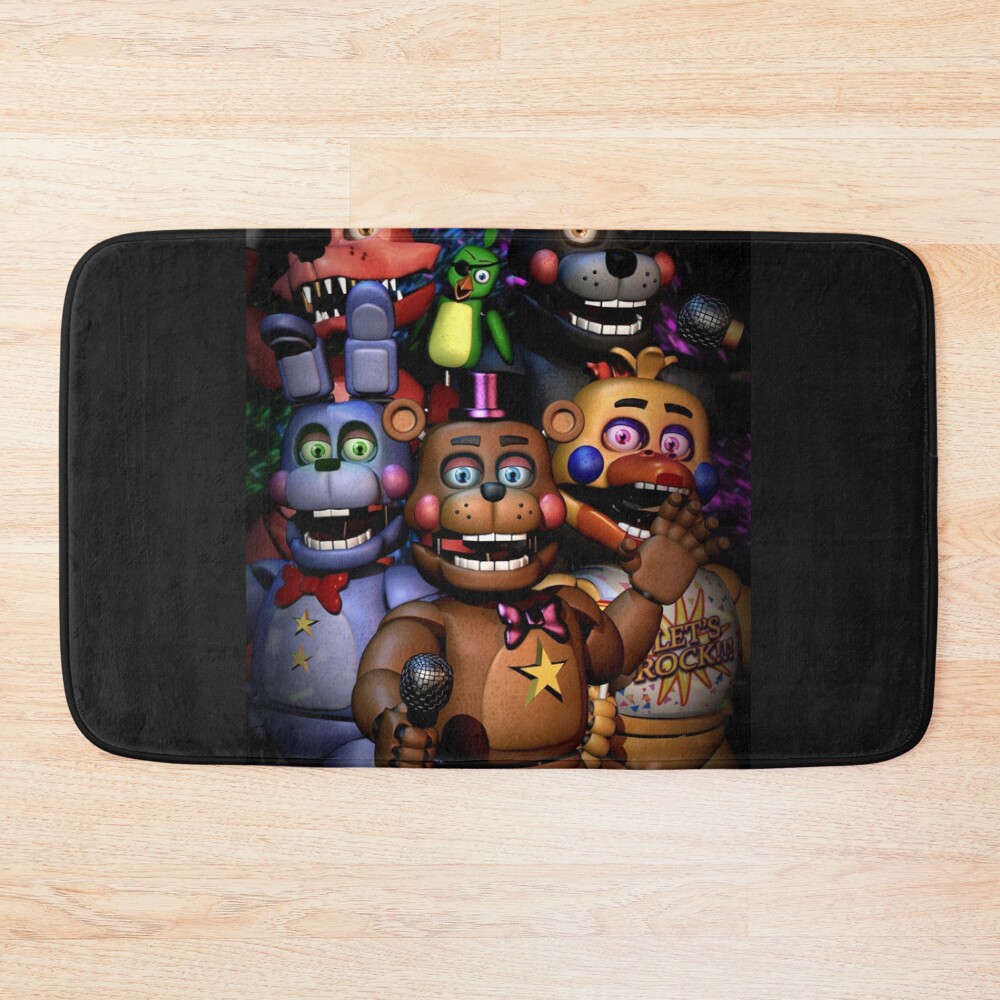Fnaf Security Breach Bath Mat