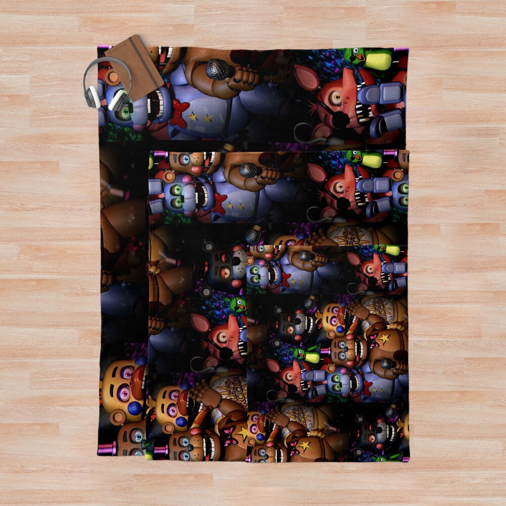 Fnaf Security Breach Throw Blanket - Image 3