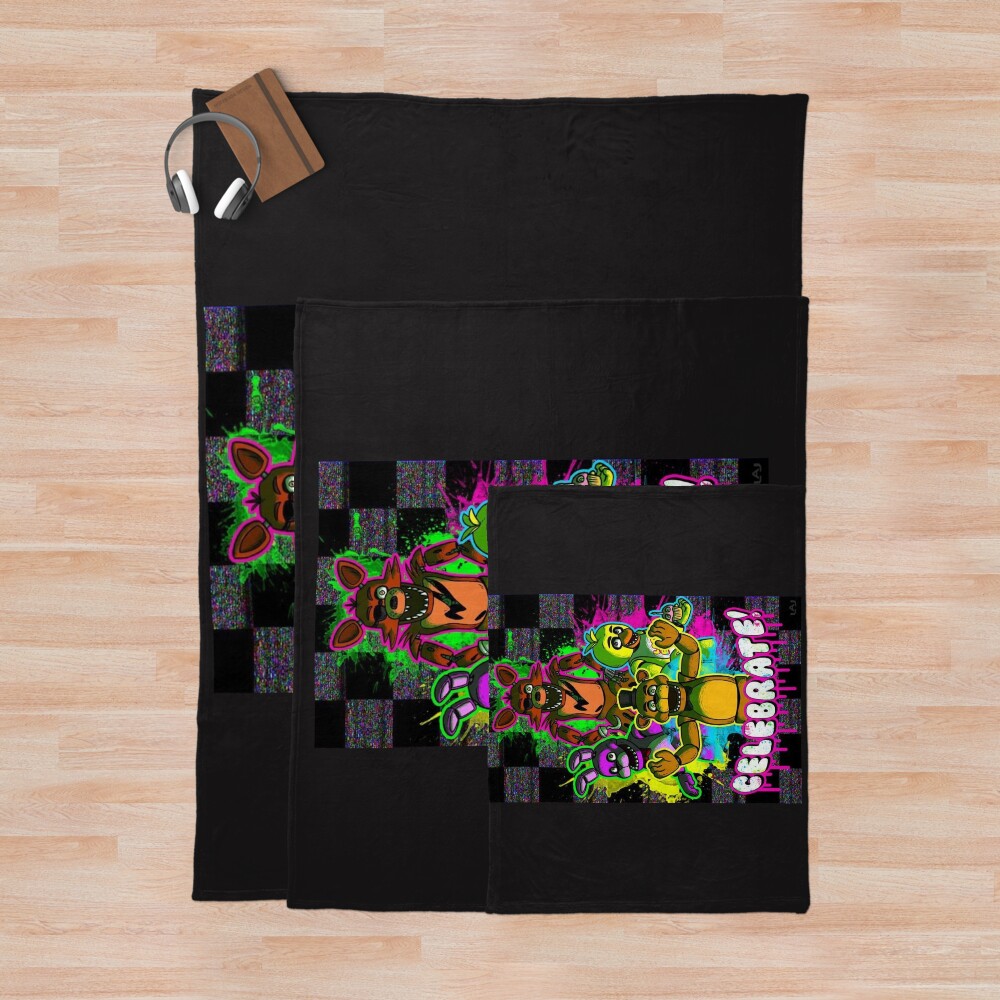 Fnaf Security Breach Throw Blanket - Image 3