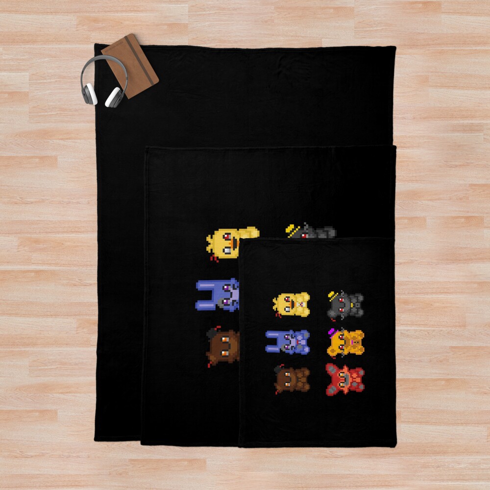 Fnaf 4 Pack Throw Blanket - Image 3